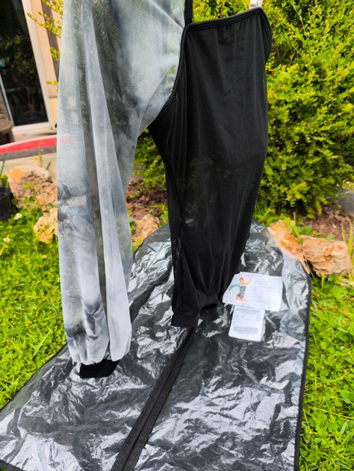 Costume scène body 36 s danse dance Aubrey noir black curtain call ame move patinage gymnastique - photo numéro 7