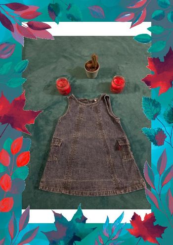 Robe en jeans sergent major taille 12 mois