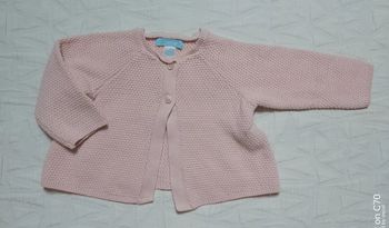 Obaïbi gilet rose 3 mois