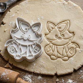 Emporte-pièce Renard Mignon - Découpoir pour Biscuits, Sablés et Pâte à Sucre