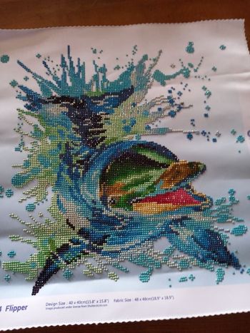 Diamond painting 40x40 cm.