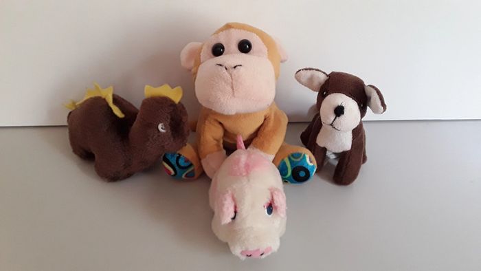 Lot de 4 peluches animaux - photo numéro 3