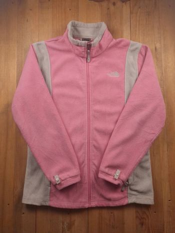 veste polaire the north face bicolore femme - taille L - brodé (693)