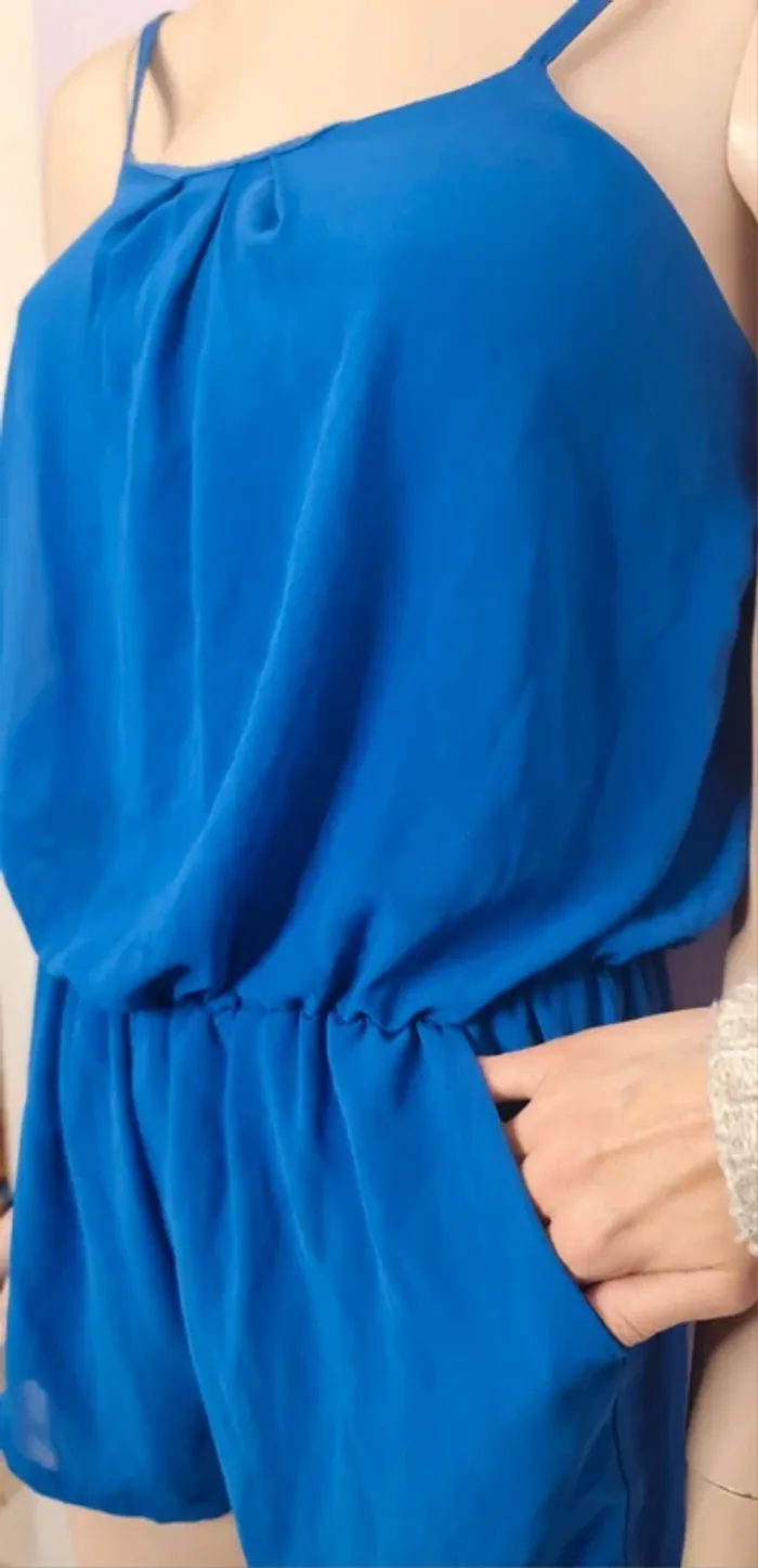 Combishort femme bleu - photo numéro 8