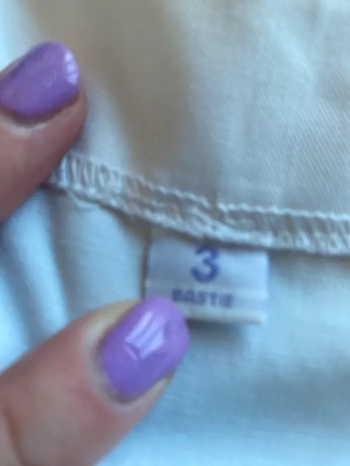 Haut de tenue soignant blanc et bleu - photo numéro 3