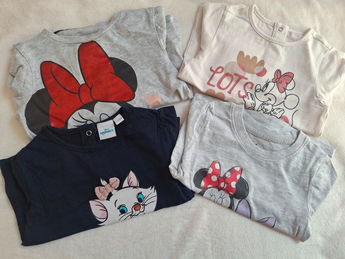 Lot de maillots manches longues Disney Fille