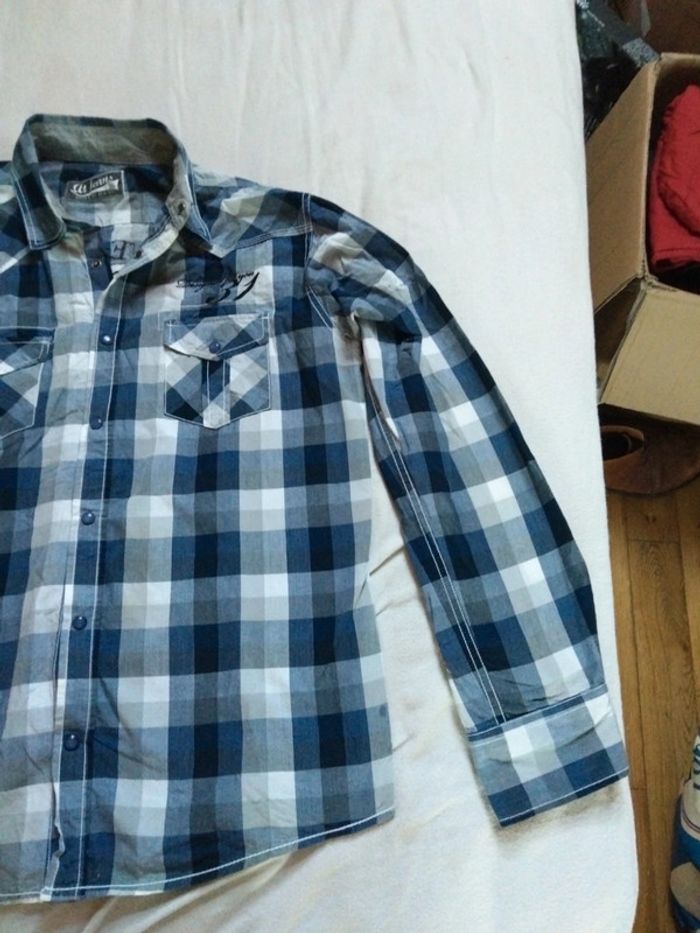 Chemise à carreaux Armand Thiery Taille XL - photo numéro 4