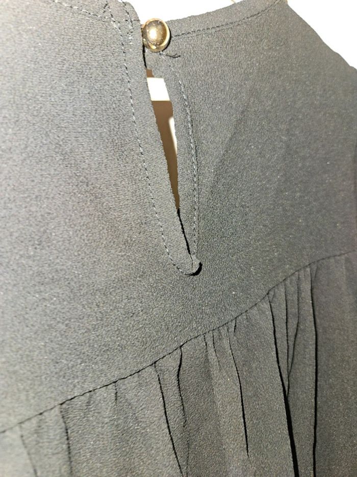 Tunique noire avec perles légère - photo numéro 3