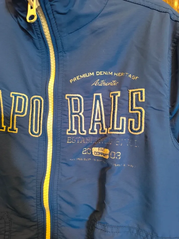 79869 veste zippée bleu garçon 12 ans - photo numéro 2