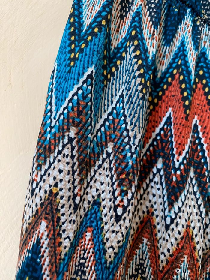 Combi pantalon bustier à motifs TU - photo numéro 9