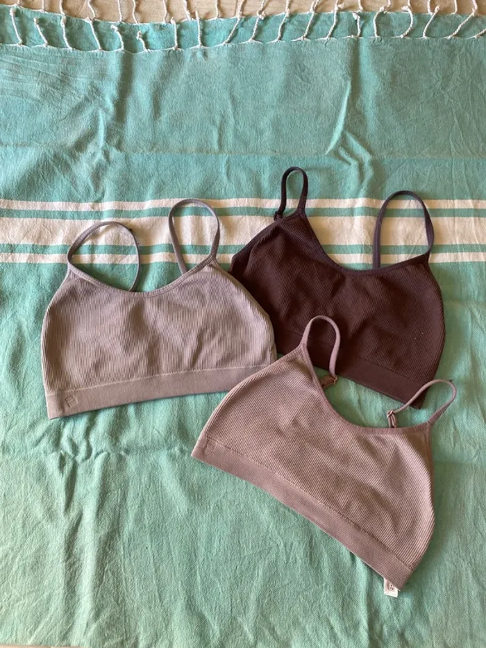 Lot de 3 brassières