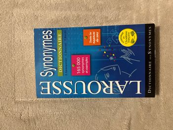 Livre – Larousse – Dictionnaire des synonymes 