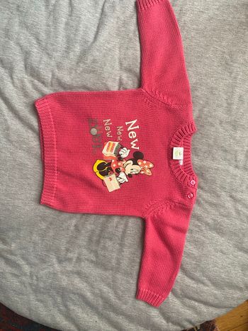 Pull en coton rose Disney