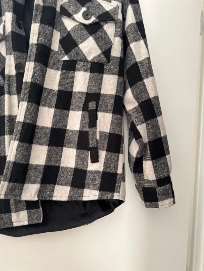 Veste surchemise à carreaux - photo numéro 4