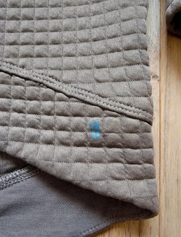 Pull Nobull matelassé kaki taille M femme - photo numéro 3
