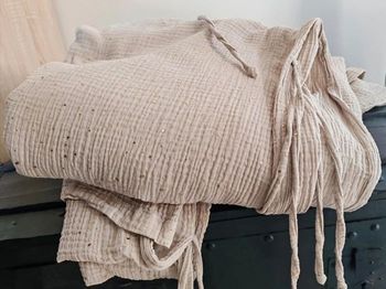 Toile lit cabane 