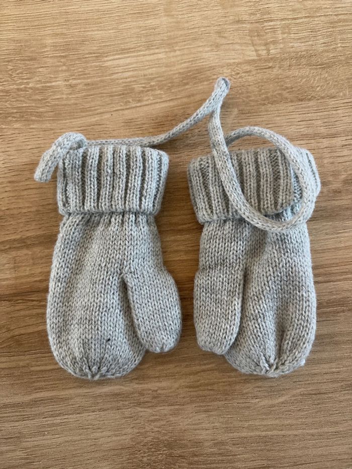 Moufles bébé 12/18 mois La Halle - photo numéro 2