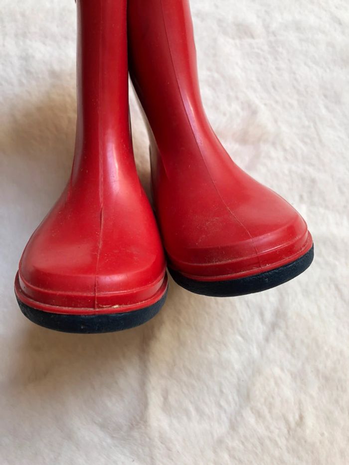 Bottes de pluie Splatch rouge 21 - photo numéro 4