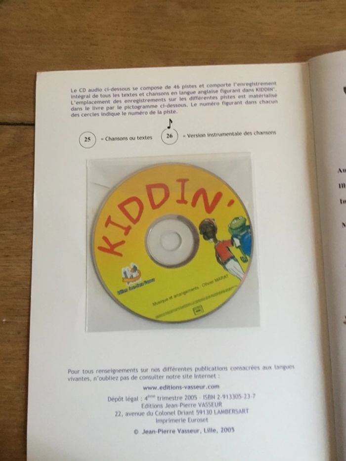 Livre « kiddin l’anglais en s’amusant » - photo numéro 5