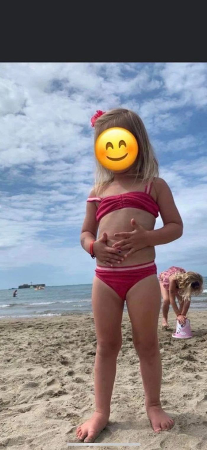 Maillot de bain 2 pièces tape à l’œil comme neuf - photo numéro 5