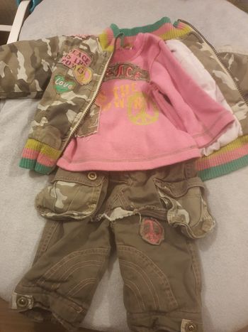 Ensemble chaud fille 6 mois