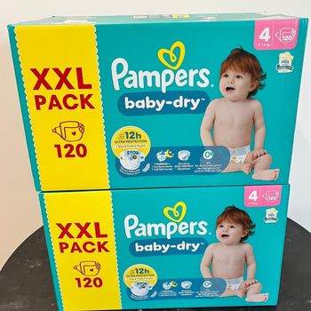 Pampers Baby-Dry Taille 4– 240 couches