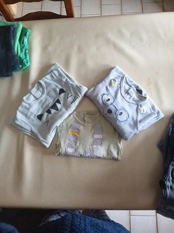 Lot de 3 grenouillères bébé