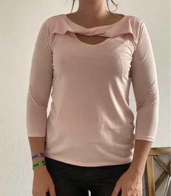 T shirt rose pâle