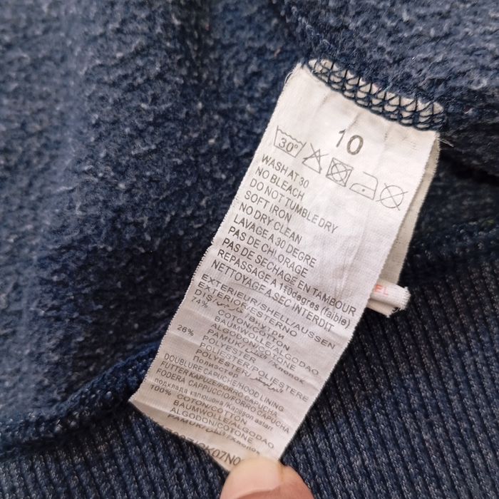 Levi's Sweat a Capuche Zippé Pour Garçon 10 ans. Gilet Zippé Bleu - photo numéro 7