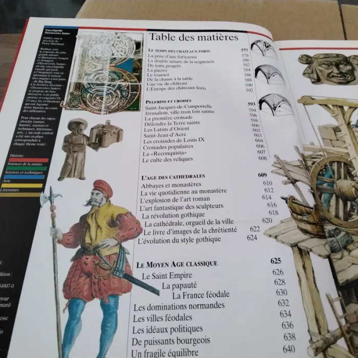 A l’ ombre des châteaux forts Gallimard Larousse - photo numéro 15