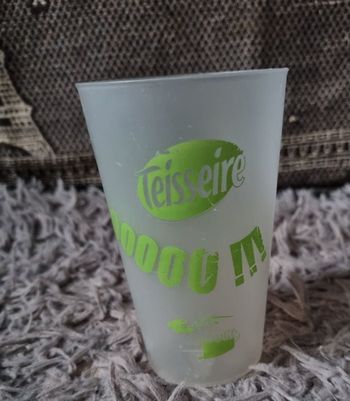 Verre en plastique 330ml publicité