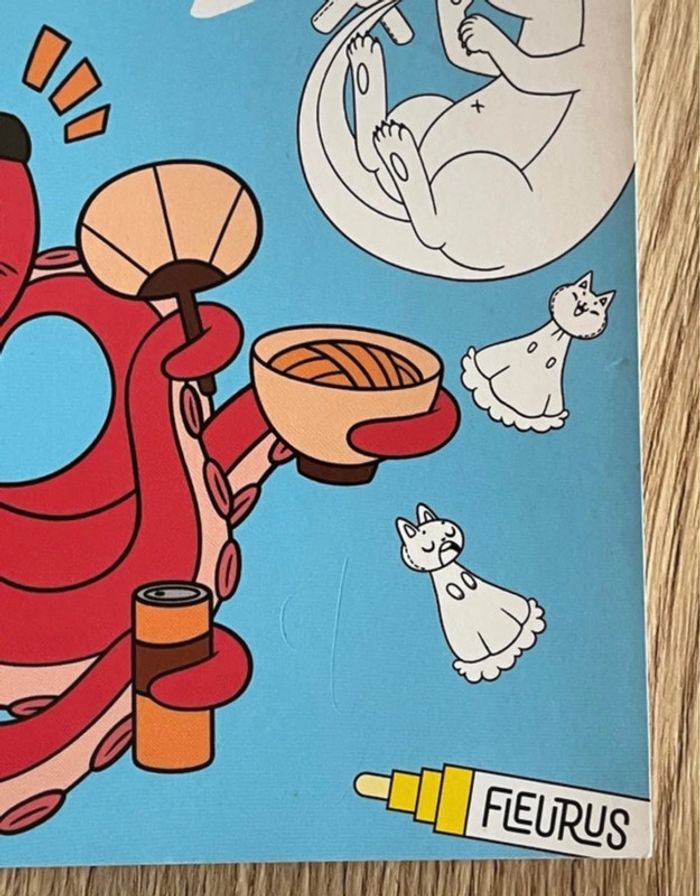 Livre manga Dessine et colorie Animaux kawaii Laure Nitschelm - photo numéro 3