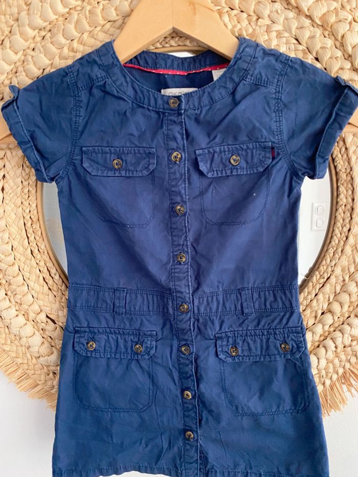 Robe bleue Okaidi 4 ans / 102 cm très bon état - photo numéro 2