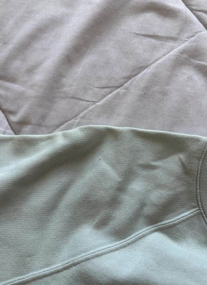 Pull sweat léger col rond Lacoste live bleu clair intérieur polaire devanlay taille S/36 - photo numéro 10