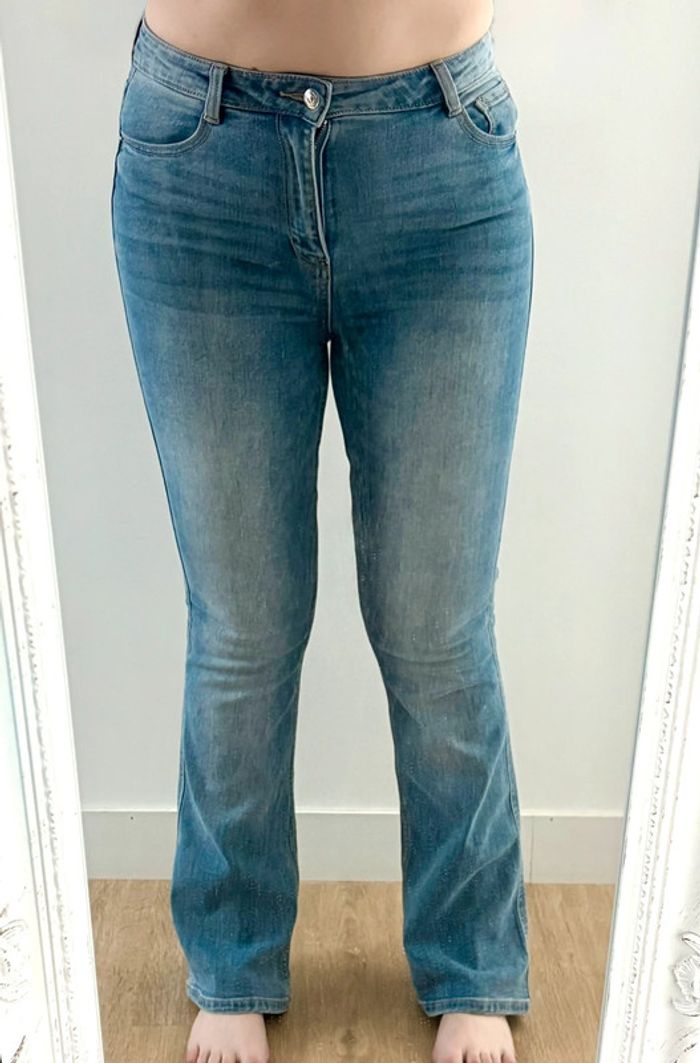 Jean flare taille haute Pimkie 40 - photo numéro 3