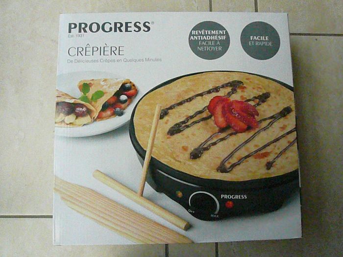 Crêpière électrique Progress neuve