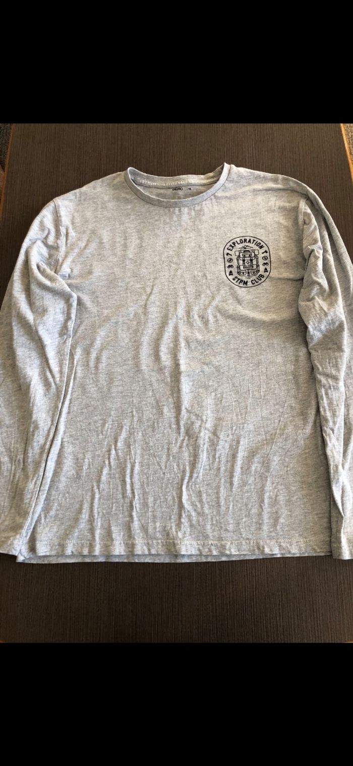 Tee shirt manches longues 16 ans