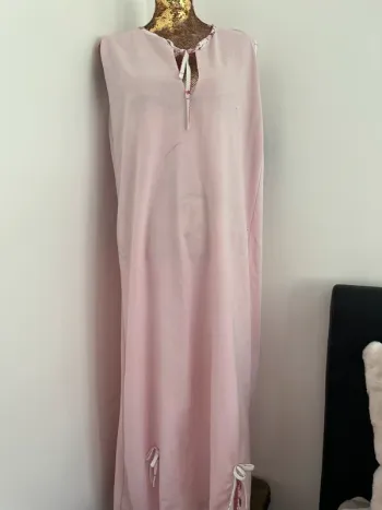 Ensemble déshabille rose 42/44 vintage