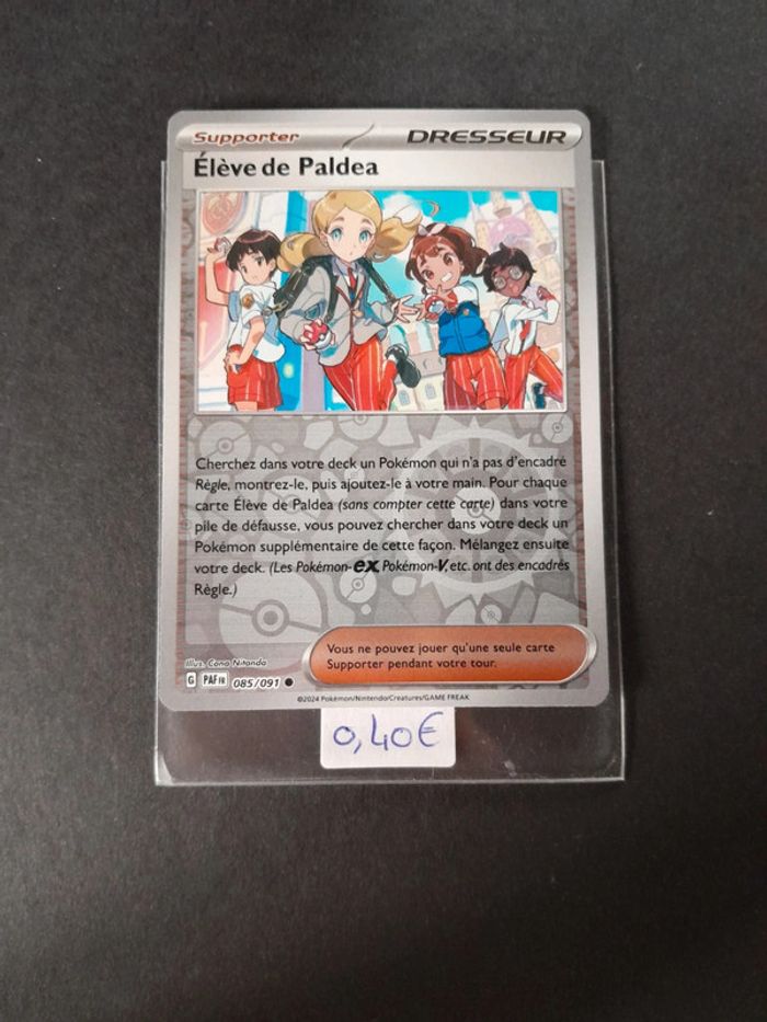 Carte Pokémon Elève de Paldéa Reverse 85/091