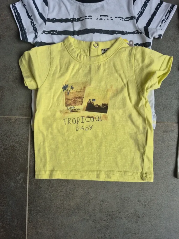 Lot tee-shirts 6 mois bébé garçon - photo numéro 10