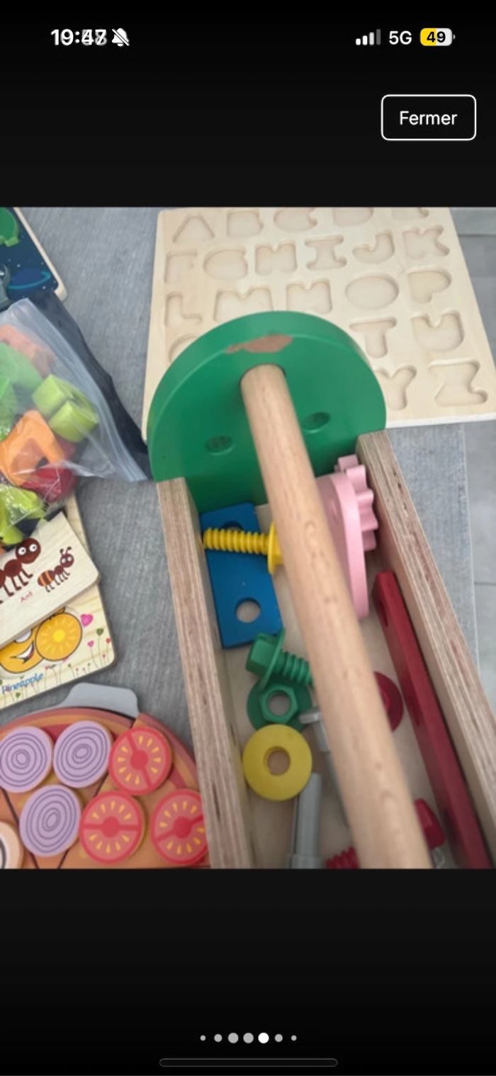 Lot jeu en bois - photo numéro 9