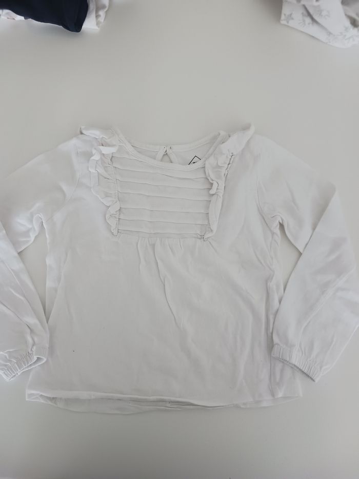 T-shirt tunique manches longues fille