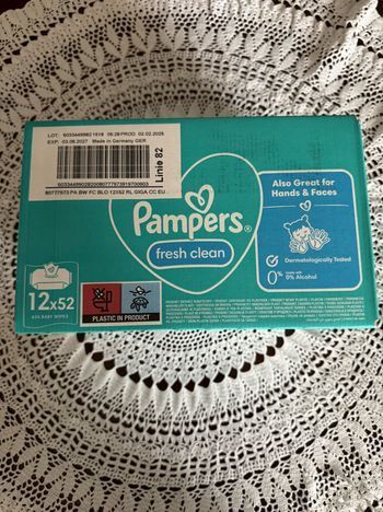Lingettes Pampers Fresh Clean