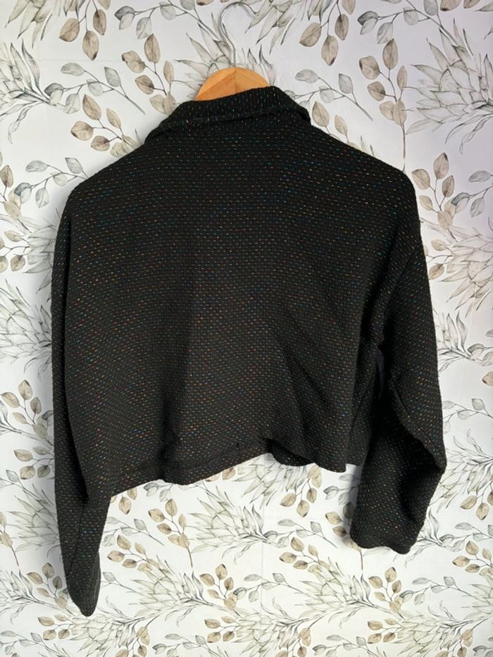 Veste effet tweet noir - photo numéro 4