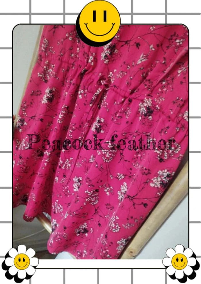 Robe rouge fleurie Kiabi 42 - photo numéro 3