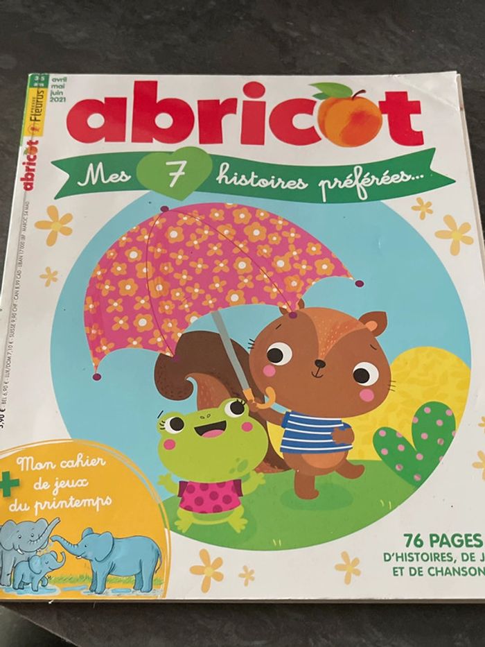 Magazine jeunesse abricot mes 7 histoires préférées