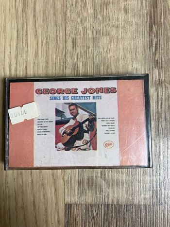Rare-Cassette audio neuve sous blister-George Jones-Greatest hits