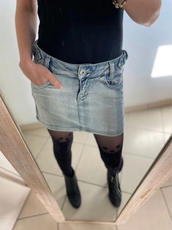 Mini jupe jean