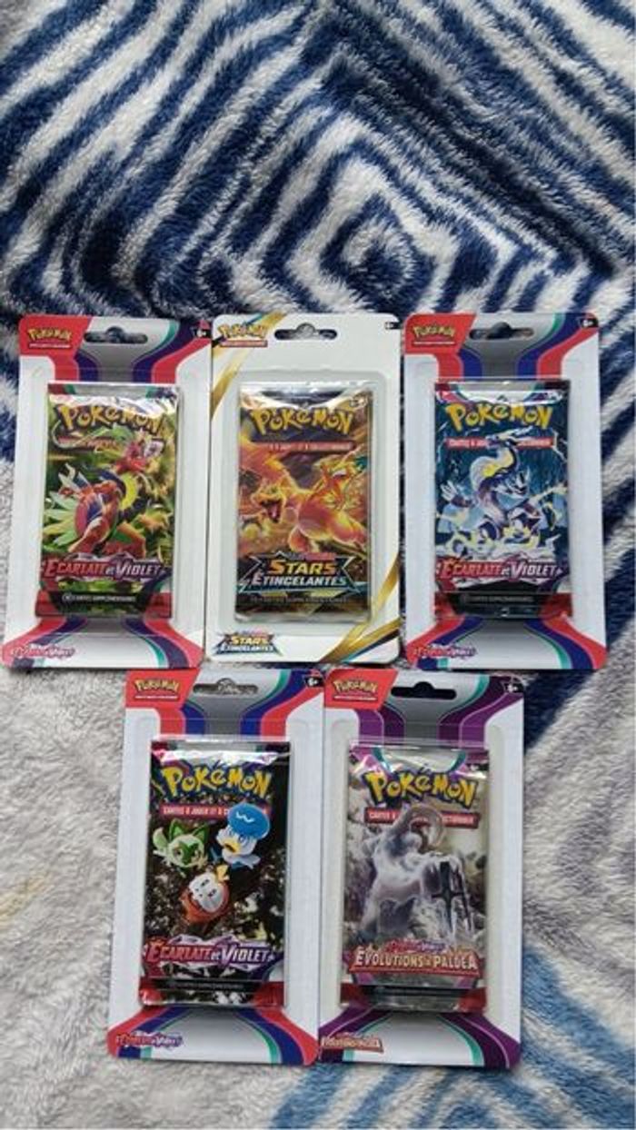 Lot de blister Pokemon