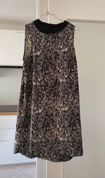 Robe midi noir Monoprix 40